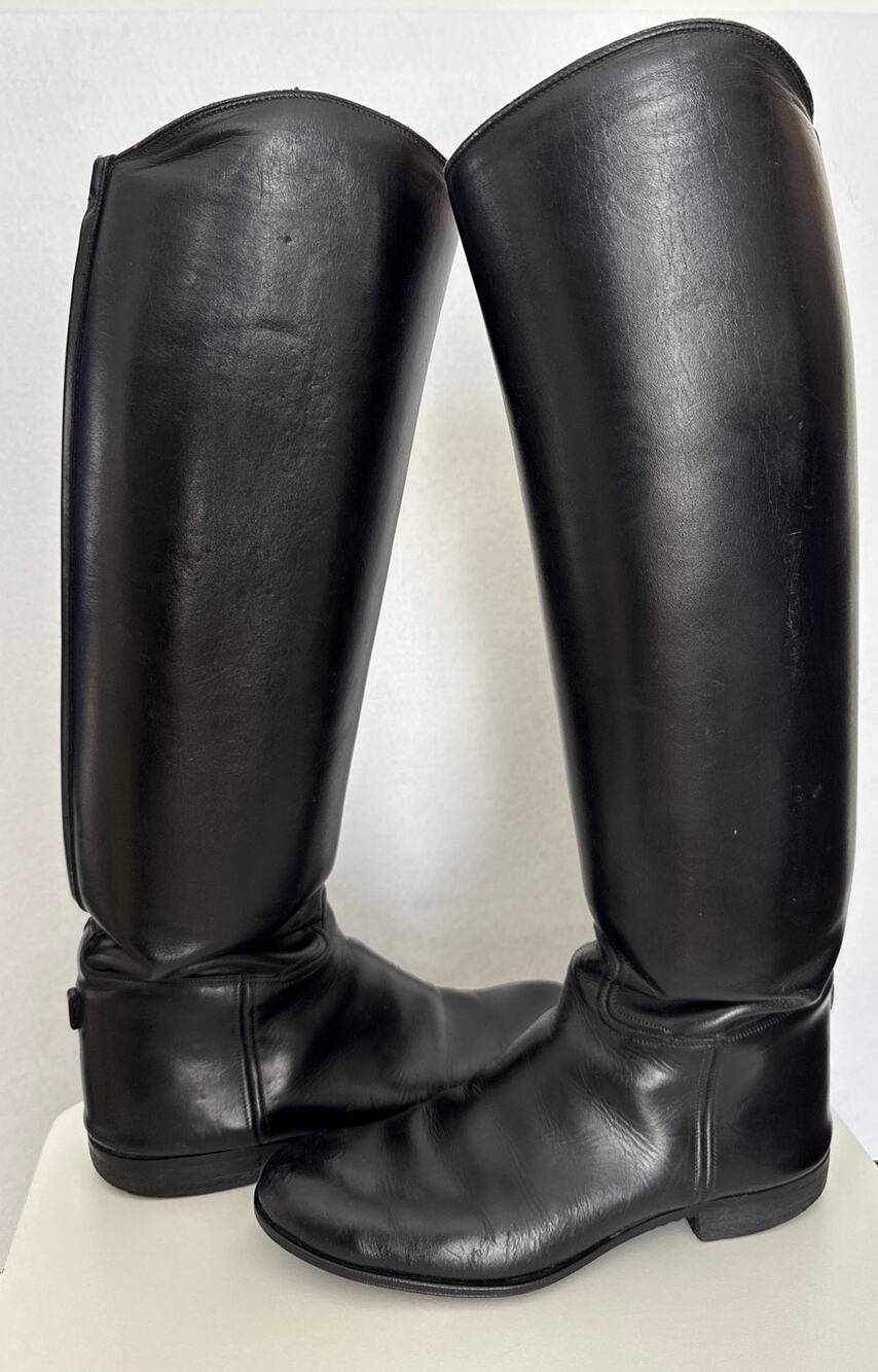 Vintage E. Vogel Custom Field Riding Boots 16.5” 14” Calf US 7